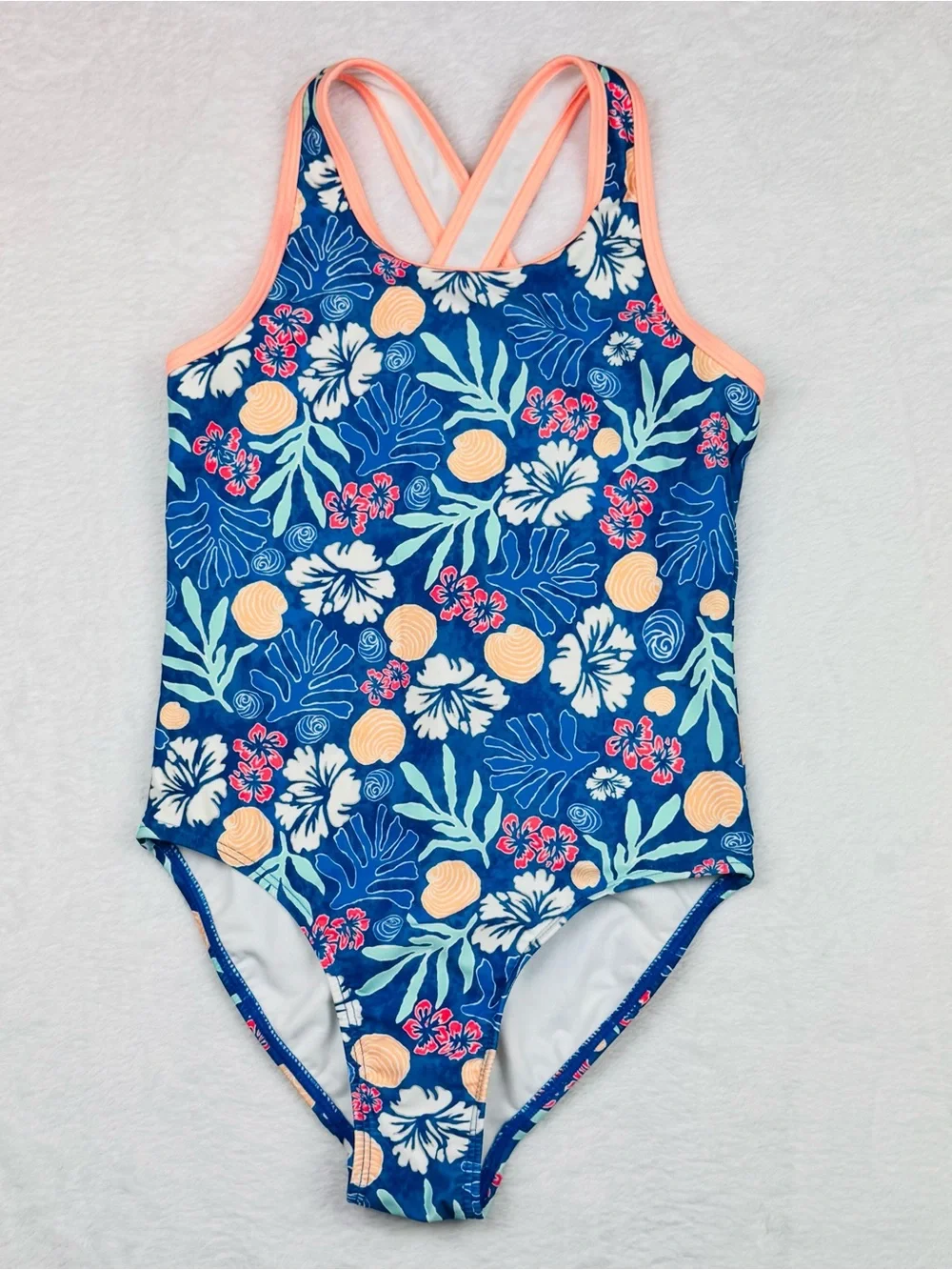 LL Bean Swimsuit. Girls Size 8. UPF 50+ protection. Excellent preowned condition
